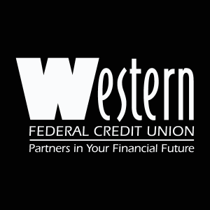 Western Federal Credit Union white Logo Vector