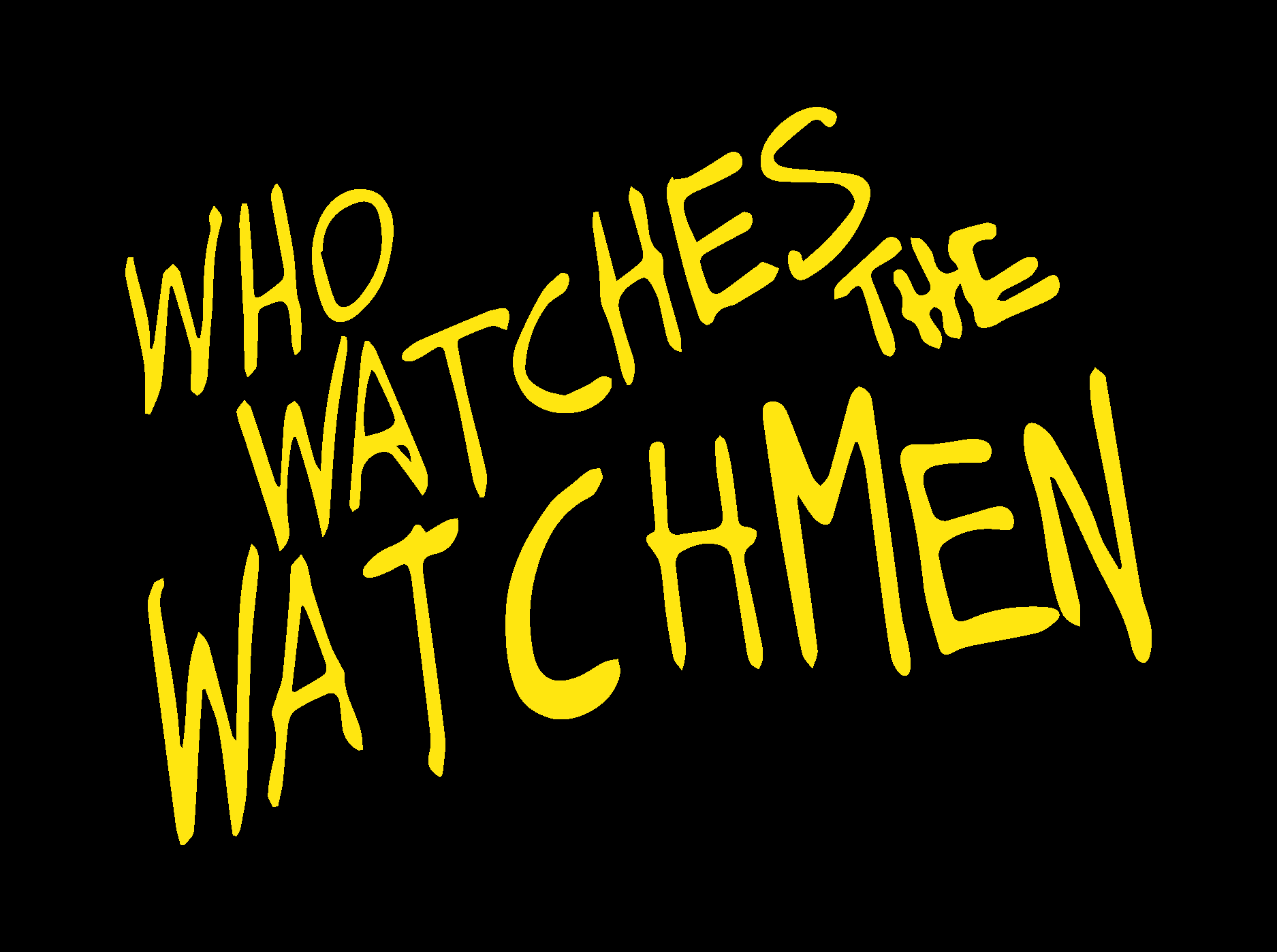 Who Watches the Watchmen Logo Vector