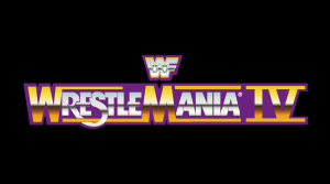 WrestleMania 4 Logo Vector
