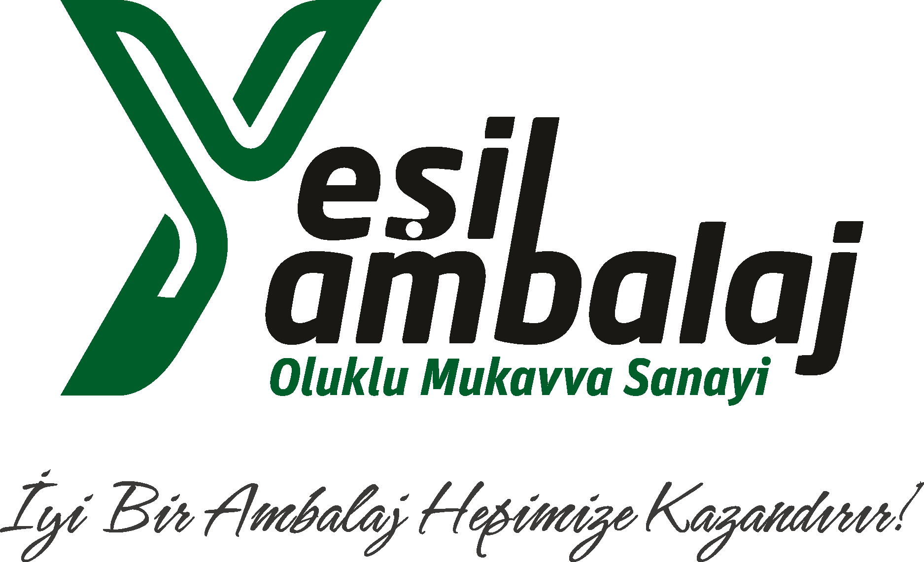 Yeşil Ambalaj   Oluklu Mukavva Sanayi Logo Vector