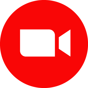 Zoom app red Logo Vector