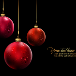 christmas ball hanging crystal style Logo Vector