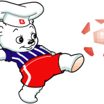 osito bimbo football americano Logo Vector