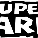 super mario  black Logo Vector