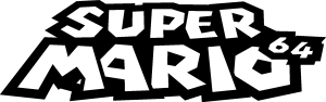super mario  black Logo Vector