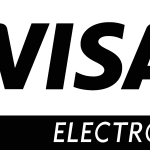 visa electron black Logo Vector