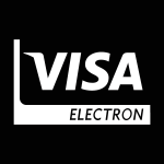 visa electron white Logo Vector