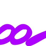 zoom design purple Logo Vector