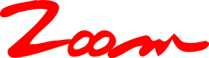 zoom design red Logo Vector