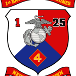 1st Battalion 25th Marine Regiment USMCR Logo Vector