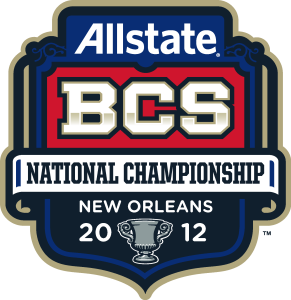 2012 AllState BCS National Championship Logo Vector