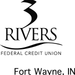 3 Rivers Federal Credit Union black Logo Vector