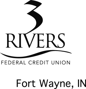 3 Rivers Federal Credit Union black Logo Vector