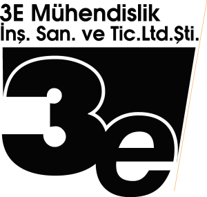 3E Mühendislik İnş.San.ve Tic.Ltd.Şti. black Logo Vector