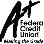 A+ Federal Credit Union black Logo Vector