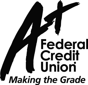 A+ Federal Credit Union black Logo Vector