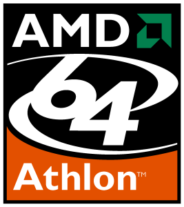 AMD 64 Athlon Logo Vector