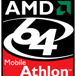 AMD 64 Mobile Athlon Logo Vector