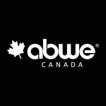 Abwe Canada white Logo Vector