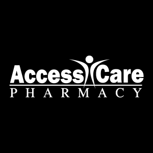 Access Care Pharmacy white Logo Vector