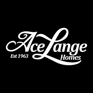 Ace Lange Homes white Logo Vector