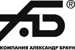 Alexander Broun (AB) black Logo Vector