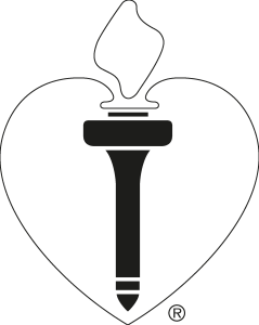 American Heart Association simple Logo Vector