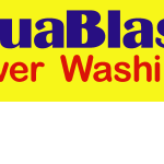 Aquablast Power Washing Logo Vector