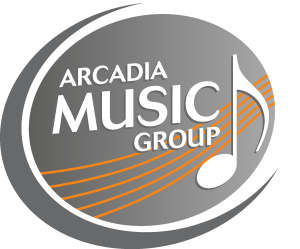 Arcadia Academy of Music School silver Logo Vector
