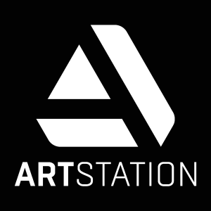 ArtStation white Logo Vector