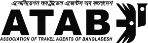 Association of Travel Agents of Bangladesh (ATAB)  black   Copy Logo Vector