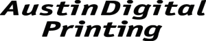 Austin Digital Printing black Logo Vector
