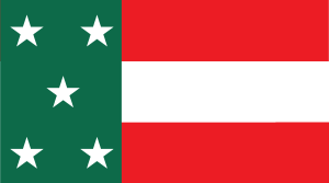 Bandera de la Republica de Yucatán Logo Vector