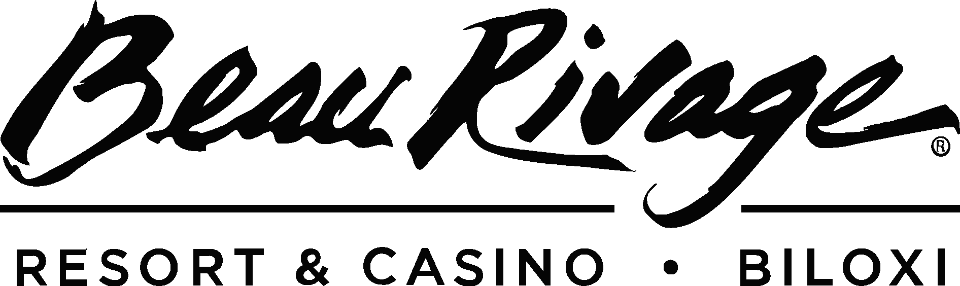 Beau Rivage Resort & Casino Biloxi  black Logo Vector