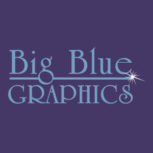 Big Blue Graphics Logo Vector