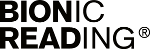 Bionic Reading Logo Vector