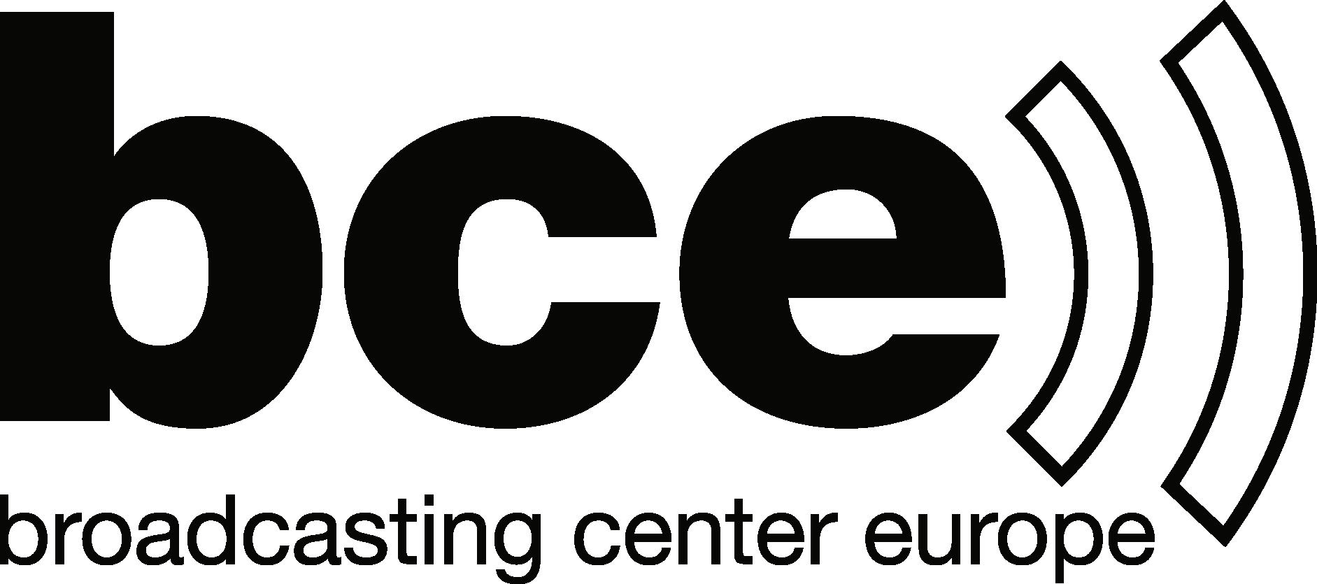 Broadcasting Center Europe black Logo Vector