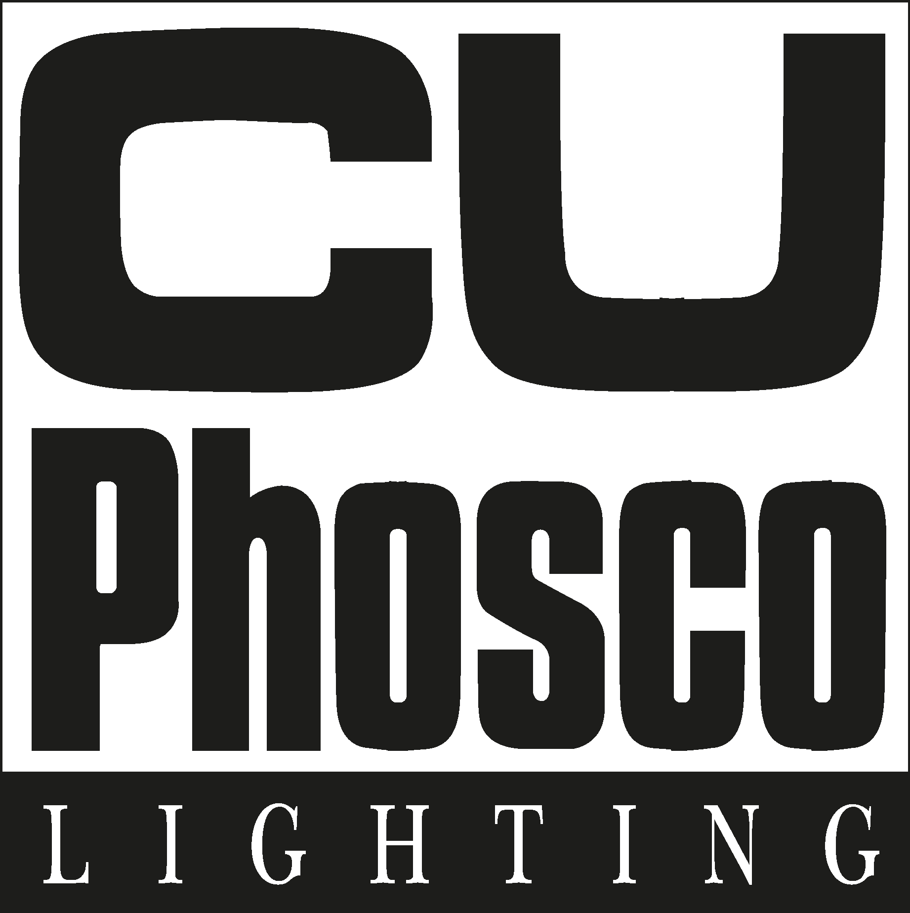 CU Phosco Lighting Logo Vector