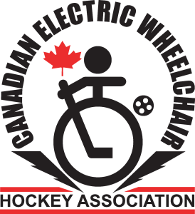 Canadian Electric Wheelchair Hockey Association Logo Vector