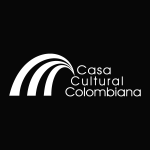 Casa Cultural Colombiana white Logo Vector