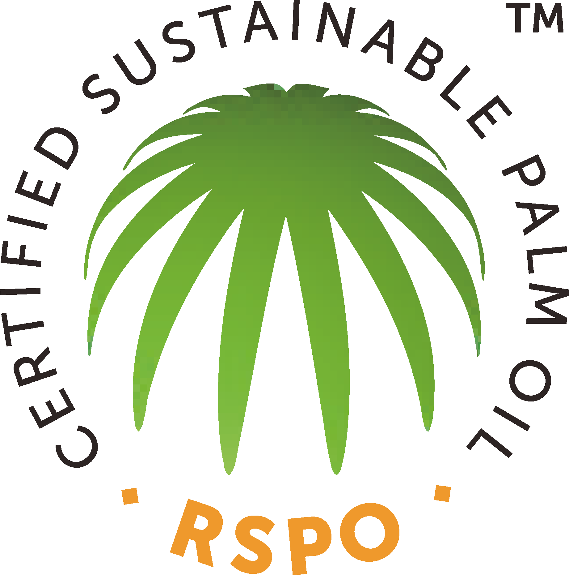 Certified Sustainable Palm Oil RSPO Logo Vector
