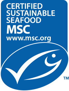 Certified Sustainable Seafood Logo Vector