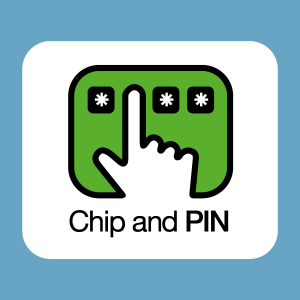 Chip and PIN Logo Vector