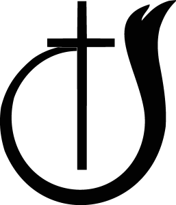 Church Of God Color Symbol black Logo Vector