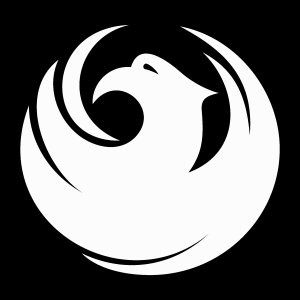 City Of Phoenix white Logo Vector