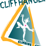 Cliffhanger Climbing Gym Logo Vector