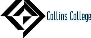 Collins College black Logo Vector