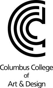 Columbus College of Art & Design black Logo Vector