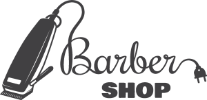 Creative barber shop Logo Vector