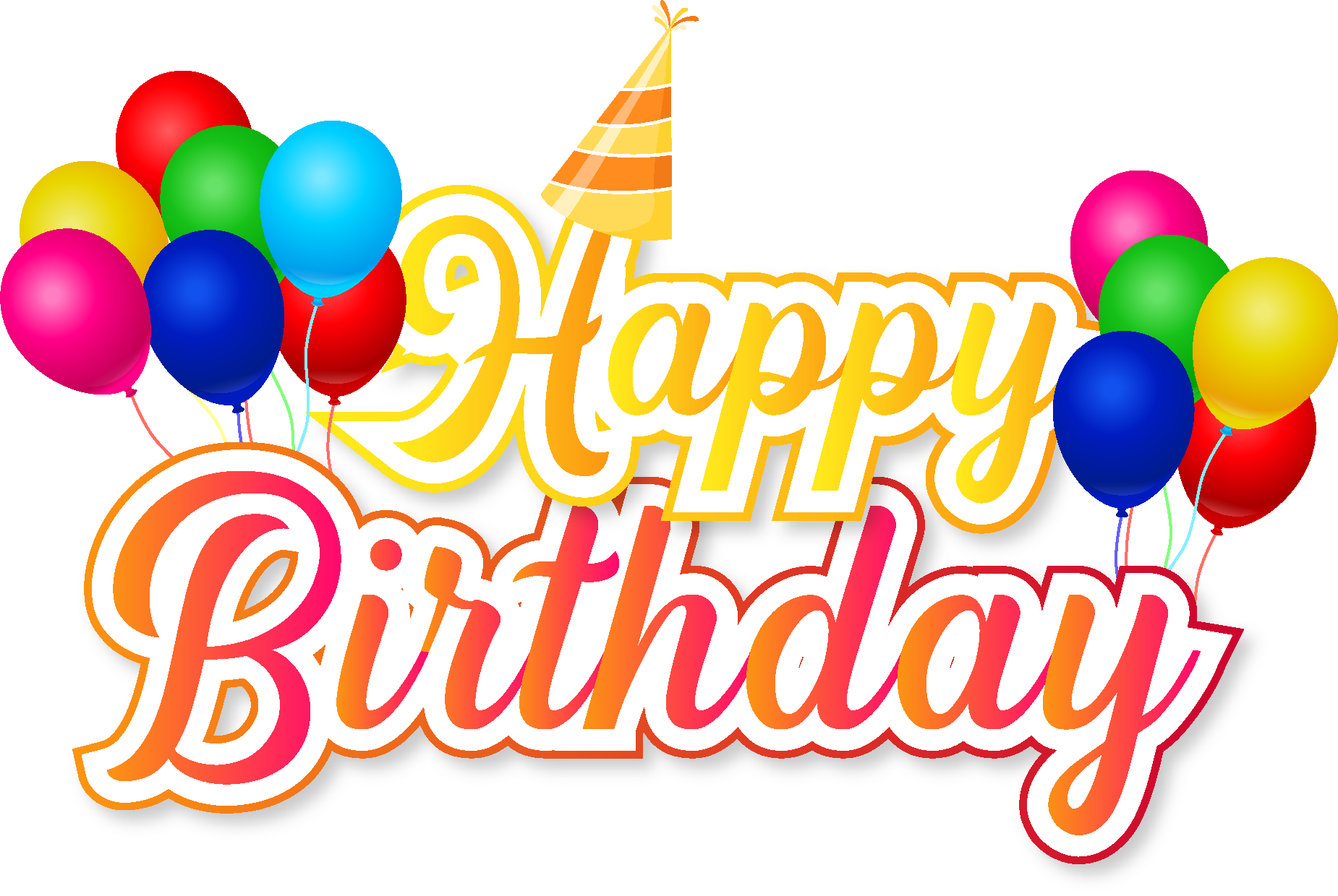 Happy Birthday Images PNG Image, Creative Happy Birthday Png Image, Red,  Colorfull, Gold Vector PNG Image For Free Download | Happy birthday png, Happy  birthday design, Happy birthday images